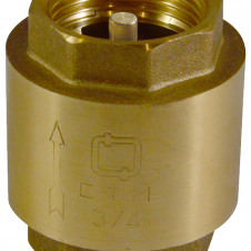 Клапан обр. пруж. 1 1/2 лат. серд